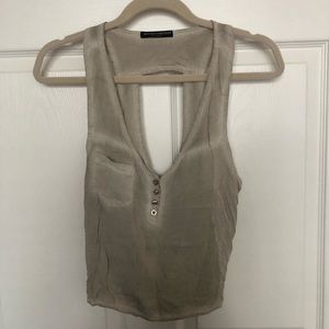 *NEW* Brandy Melville Stone Washed Cropped Tank
